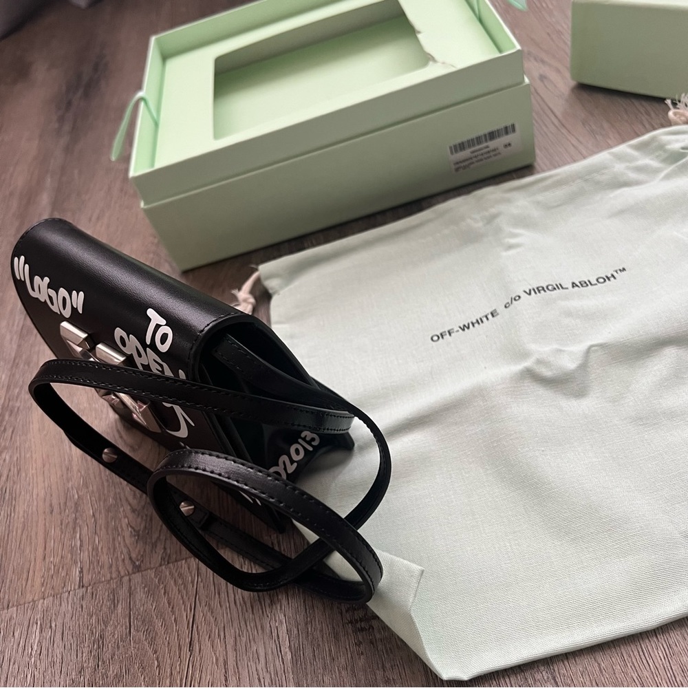 NWT rare Off White Cash Only Jitney bag - Picture 6 of 14